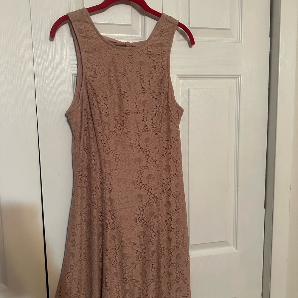 Speechless Pink Halter Sheath Cocktail Dress